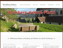 Tablet Screenshot of kirchberg-daham.at